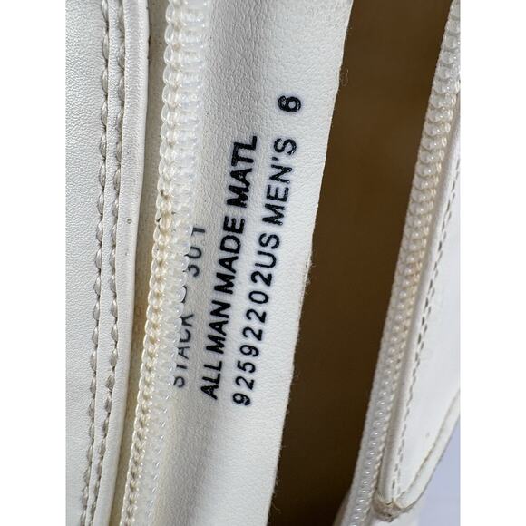 Demonia White Stack-301 knee-high boots Size Men 6 - Picture 14 of 16